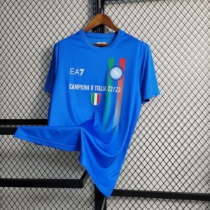 Napoli 2023/24 Champion Edition T-Shirt Blue