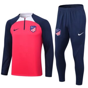 Atletico Madrid 2023-24 Half-Zip Tracksuit Red