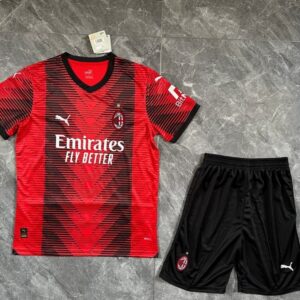 AC Milan 2023/24 Home Adult Jersey And Shorts Kit