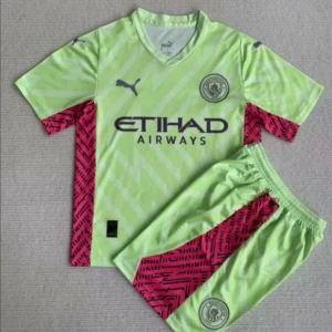 Manchester City 2023/24 Goalkeeper Adult Jersey And Shorts Kit