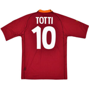 AS Roma 2000-2001   Home Retro Jersey