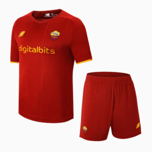 AS Roma 2021/22 Home Adult Jersey And Shorts Kit