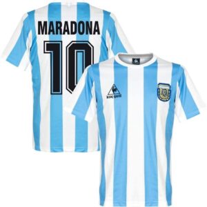 Argentina 1986 Maradona Home Retro Jersey