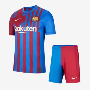 Barcelona 2021/22 Home Adult Jersey And Shorts Kit