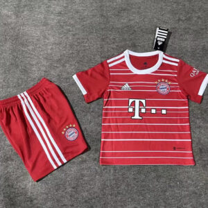 Bayern Munich 2022/23 Home Kids Jersey And Shorts Kit