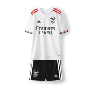 Benfica 2021/22 Away Kids Jersey And Shorts Kit