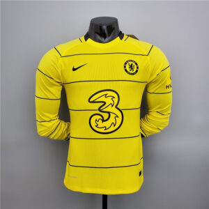 Chelsea 2021/22 Away Long Sleeves Player Version Jersey