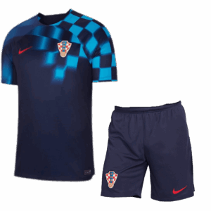 Croatia 2022 World Cup Away Adult Jersey And Shorts Kit