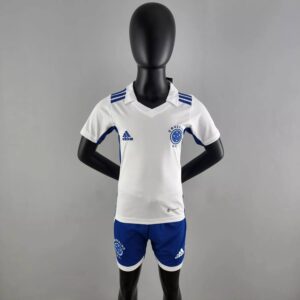 Cruzeiro 2022 Away Kids Jersey And Shorts Kit