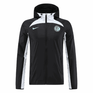 Inter Milan 2022 Windbreaker Hoodie Jacket Black