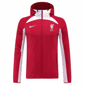 Liverpool 2022 Windbreaker Hoodie Jacket Red