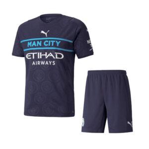 Manchester City 2021/22 Third Adult Jersey And Shorts Kit