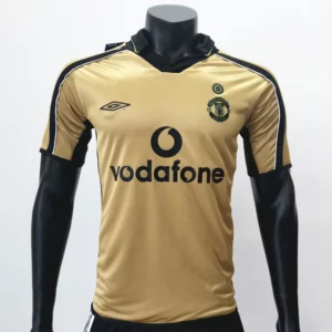Manchester United 2001/2002 Centenary Reversible Away And Thirds Retro Jersey