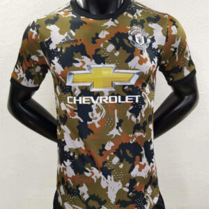 Manchester United 2021/22 Camo Authentic Player Version Jersey