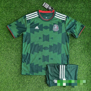 Mexico 2021 Home Adult Jersey And Shorts Kit - Green