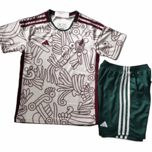 Mexico 2022/23 Away Kids Jersey And Shorts Kit