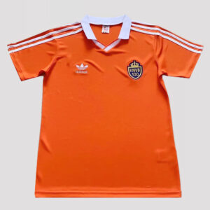 Netherlands 1988 Home 100 Years Commemorate Retro Jersey