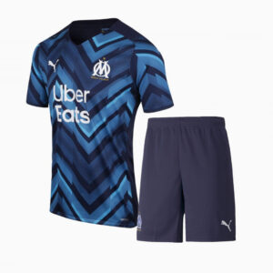 Olympique Marseille 2021/22 Away Kids Jersey And Shorts Kit