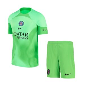 Paris Saint-Germain  2022/23 Goalkeeper Adult Jersey And Shorts Kit