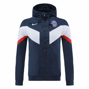 Paris Saint-Germain  2022 Windbreaker Hoodie Jacket Navy
