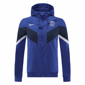 Paris Saint-Germain  2022 Windbreaker Hoodie Jacket Navy
