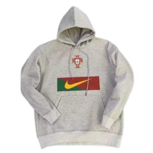 Portugal 2022/23 Sweater Hoodie Gray Replica