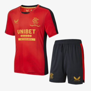 Rangers 2021/22 Training Adult Jersey And Shorts Kit - Red/black