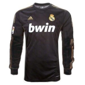 Real Madrid 2011/12 Away Long Sleeves Retro Jersey