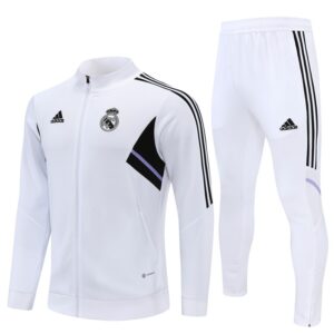 Real Madrid 2022-23 Jacket Tracksuit White