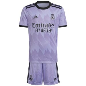 Real Madrid 2022/23 Away Kids Jersey And Shorts Kit