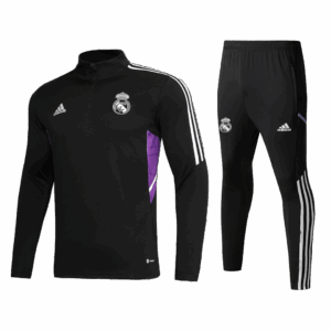 Real Madrid 2022-23 Jacket Tracksuit Black