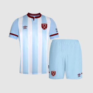 West Ham United 2021/22 Away Kids Jersey And Shorts Kit